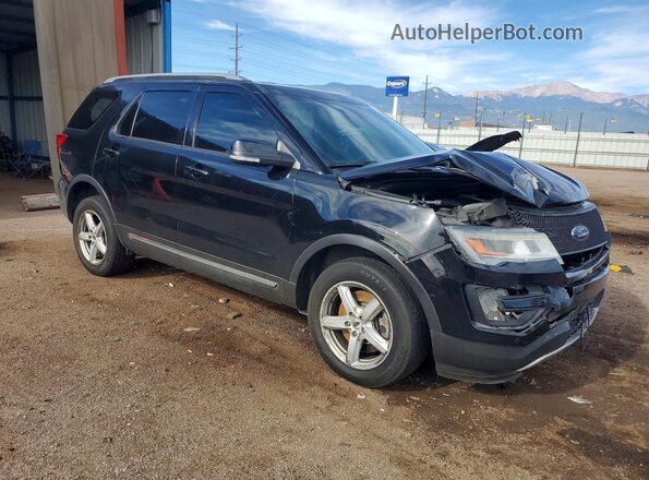 1FM5K8D83GGD24880 2016 FORD EXPLORER Black წინა მარჯვენა