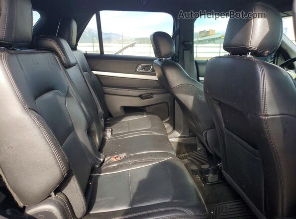 1FM5K8D83GGD24880 2016 FORD EXPLORER Black უკანა სალონის ხედი