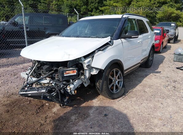1FM5K8D83GGD34471 2016 FORD EXPLORER White Передня ліва чверть