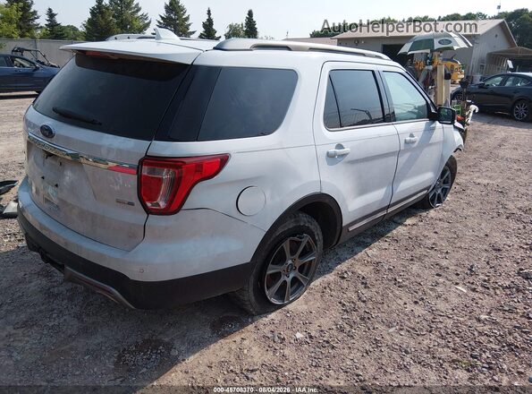 1FM5K8D83GGD34471 2016 FORD EXPLORER White Задня права чверть