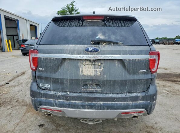 1FM5K8D83HGA93352 2017 FORD EXPLORER Gray Հետևի տեսք