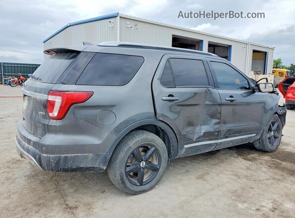 1FM5K8D83HGA93352 2017 FORD EXPLORER Gray Հետևի աջ