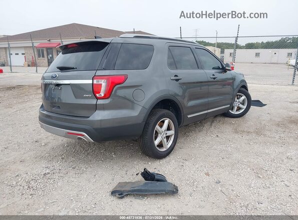 1FM5K8D83HGD81338 2017 FORD EXPLORER Gray უკანა მარჯვენა