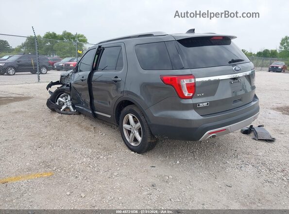 1FM5K8D83HGD81338 2017 FORD EXPLORER Gray უკანა მარცხენა