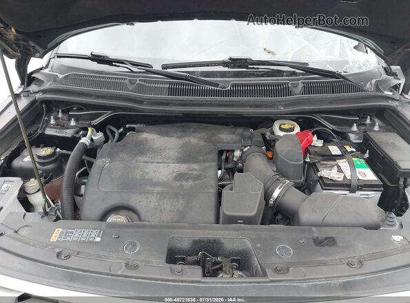 1FM5K8D83HGD81338 2017 FORD EXPLORER Gray უკანა ხედი