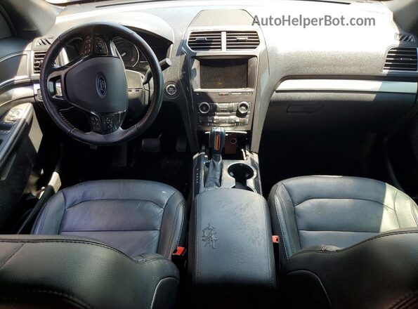 1FM5K8D83JGA80140 2018 FORD EXPLORER Black Widok deski rozdzielczej