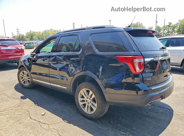 1FM5K8D83JGA80140 2018 FORD EXPLORER Black Tył lewy