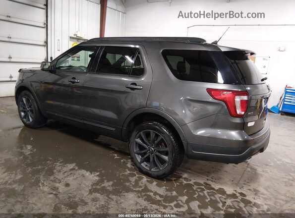 1FM5K8D83JGC32448 2018 FORD EXPLORER Gray Tył lewy