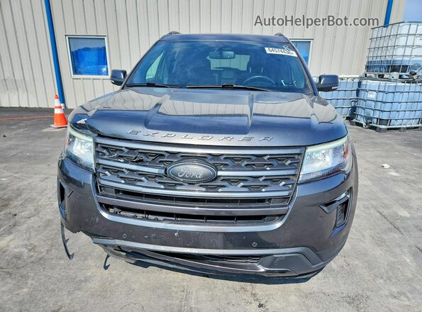 1FM5K8D83KGA81712 2019 FORD EXPLORER Black წინა ხედი
