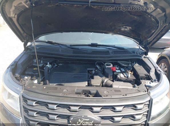 1FM5K8D84HGA34374 2017 FORD EXPLORER Black Widok z tyłu