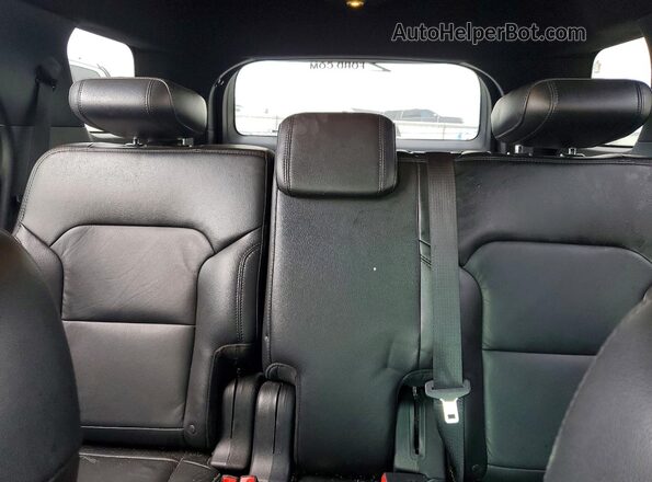 1FM5K8D84HGA48453 2017 FORD EXPLORER Orange Rear seats view