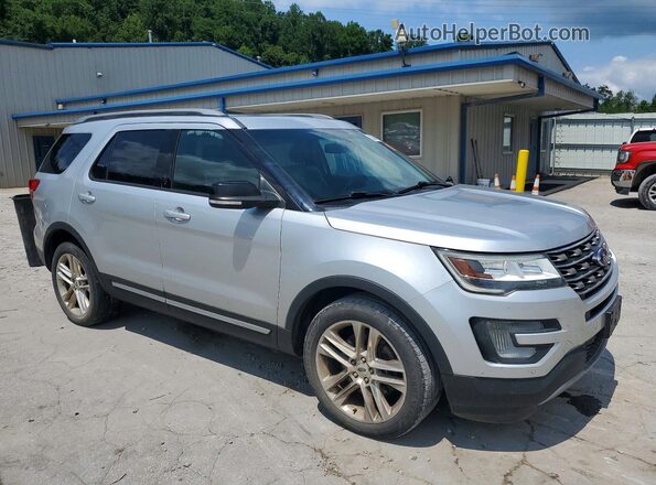 1FM5K8D84HGA57413 2017 FORD EXPLORER Silver წინა მარჯვენა