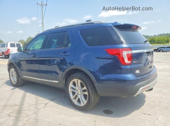 1FM5K8D84HGD34836 2017 FORD EXPLORER Синий Задняя левая четверть