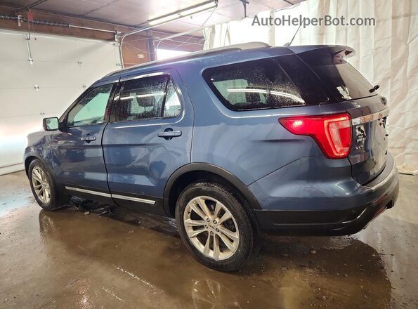 1FM5K8D84JGC66768 2018 FORD EXPLORER Blue უკანა მარცხენა