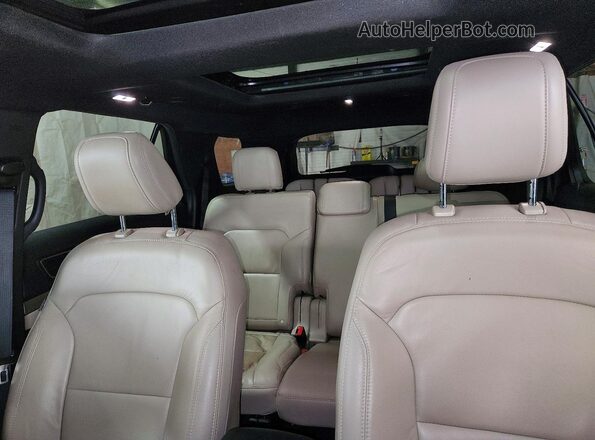 1FM5K8D84JGC66768 2018 FORD EXPLORER Blue უკანა სავარძლების ხედი