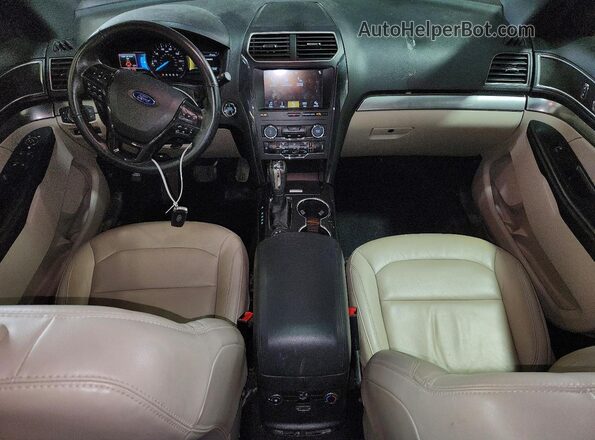 1FM5K8D84JGC66768 2018 FORD EXPLORER Blue წინა პანელის ხედი