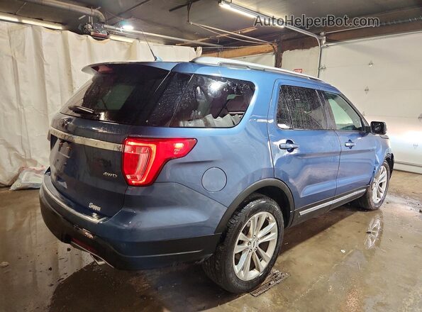 1FM5K8D84JGC66768 2018 FORD EXPLORER Blue უკანა მარჯვენა