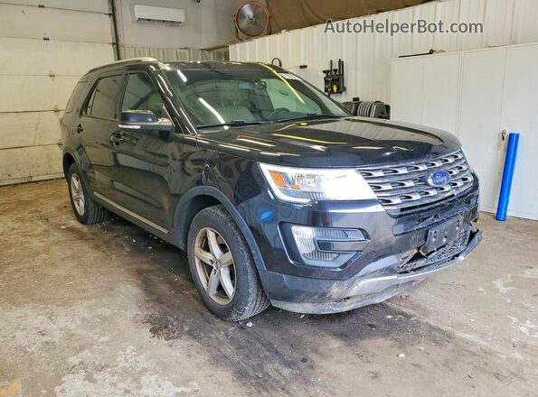 1FM5K8D85GGA30266 2016 FORD EXPLORER Black წინა მარჯვენა