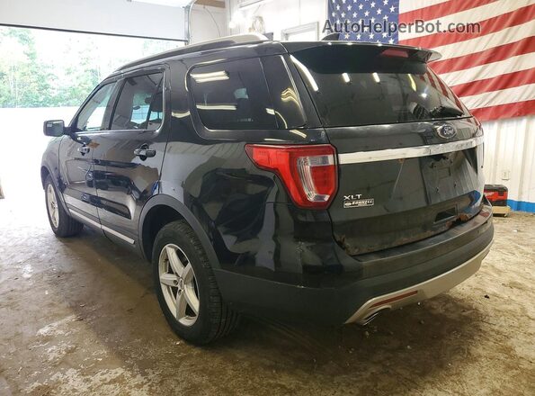1FM5K8D85GGA30266 2016 FORD EXPLORER Black უკანა მარცხენა