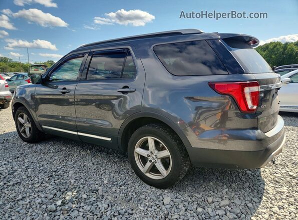1FM5K8D85GGC28359 2016 FORD EXPLORER Gray Rear left