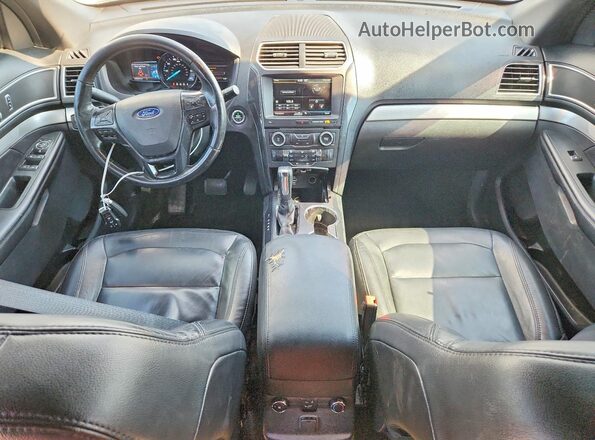 1FM5K8D85GGC28359 2016 FORD EXPLORER Gray Dashboard view