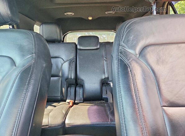 1FM5K8D85GGC28359 2016 FORD EXPLORER Gray Rear seats view