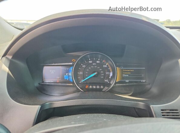 1FM5K8D85GGC28359 2016 FORD EXPLORER Gray Instrument cluster view