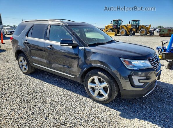 1FM5K8D85GGC58364 2016 FORD EXPLORER Серый Передняя правая четверть