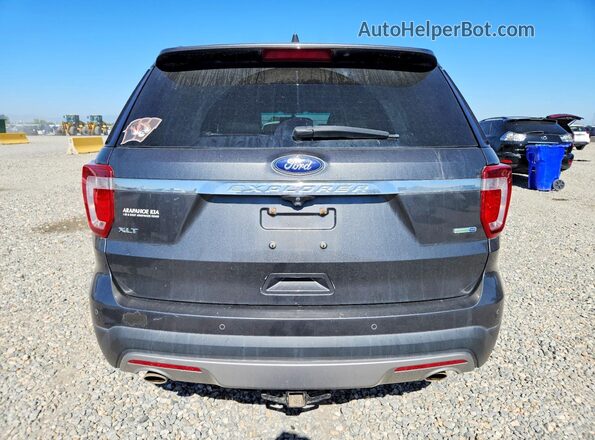 1FM5K8D85GGC58364 2016 FORD EXPLORER Серый Вид сзади
