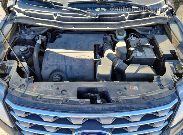 1FM5K8D85GGC58364 2016 FORD EXPLORER Серый Вид подкапотного пространства
