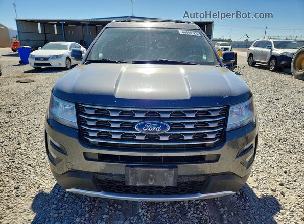 1FM5K8D85GGC58364 2016 FORD EXPLORER Серый Вид спереди