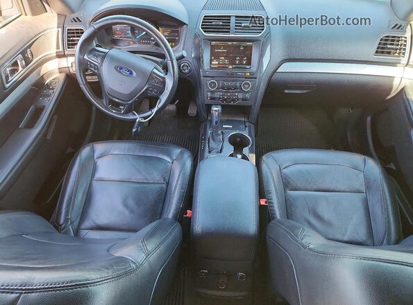 1FM5K8D85GGC58364 2016 FORD EXPLORER Серый Вид панели приборов