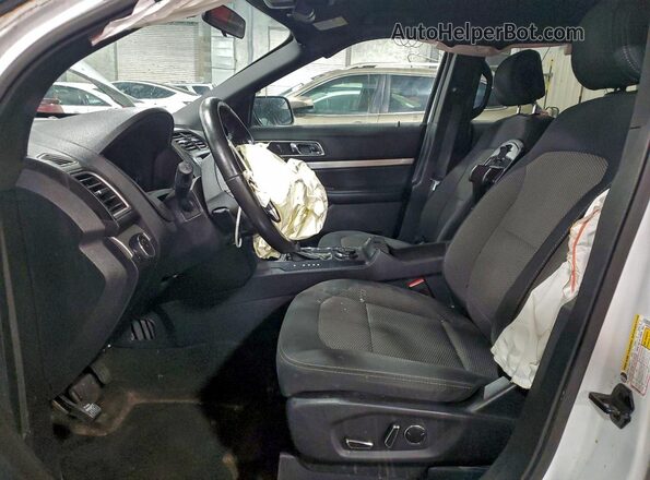 1FM5K8D85GGC93986 2016 FORD EXPLORER White წინა სალონის ხედი