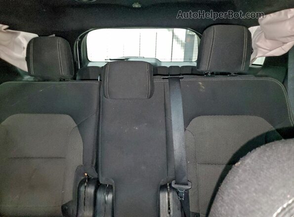 1FM5K8D85GGC93986 2016 FORD EXPLORER White უკანა სავარძლების ხედი