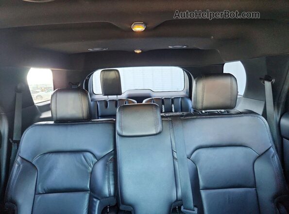 1FM5K8D85HGC60648 2017 FORD EXPLORER Black Հետևի նստատեղերի տեսք