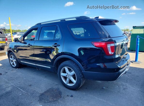 1FM5K8D85HGC60648 2017 FORD EXPLORER Black Հետևի ձախ