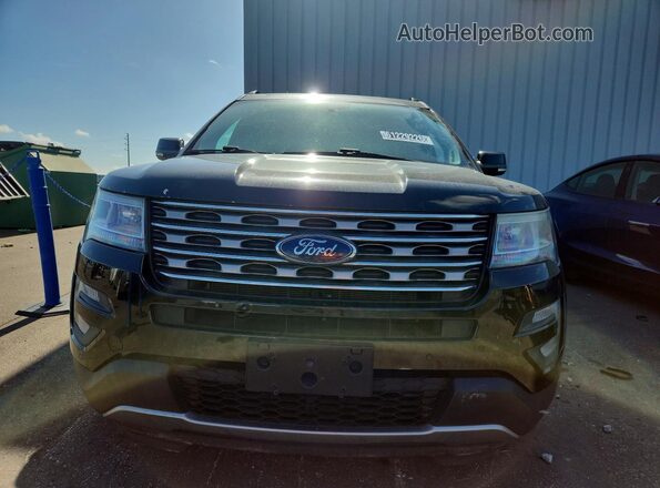 1FM5K8D85HGC60648 2017 FORD EXPLORER Black Դիմացի տեսք