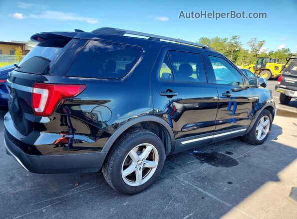 1FM5K8D85HGC60648 2017 FORD EXPLORER Black Հետևի աջ
