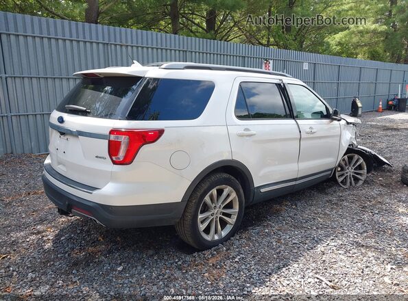 1FM5K8D85JGA62156 2018 FORD EXPLORER Белый Задняя правая четверть