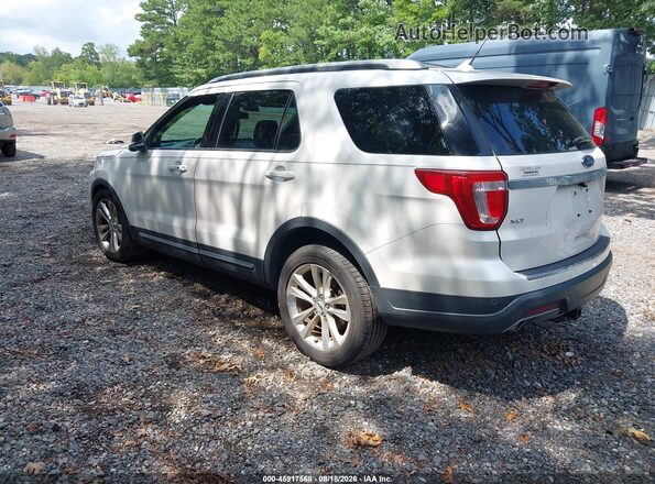 1FM5K8D85JGA62156 2018 FORD EXPLORER Белый Задняя левая четверть
