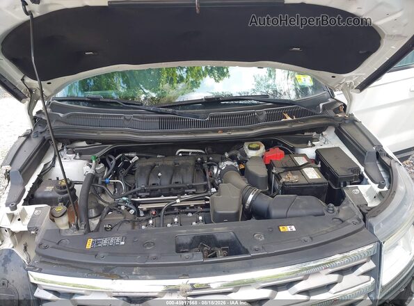 1FM5K8D85JGA62156 2018 FORD EXPLORER Белый Вид сзади