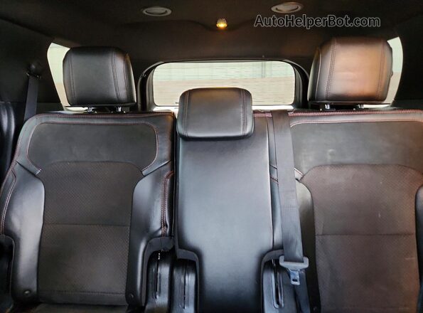 1FM5K8D85JGA97960 2018 FORD EXPLORER Gray Вид задніх сидінь