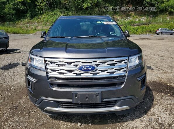 1FM5K8D85KGA02511 2019 FORD EXPLORER Gray უკანა ხედი
