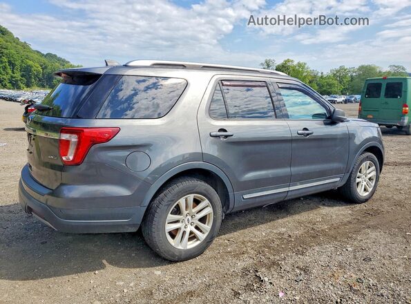 1FM5K8D85KGA02511 2019 FORD EXPLORER Gray წინა მარჯვენა
