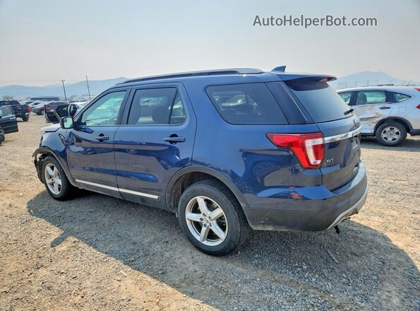 1FM5K8D86GGA78942 2016 FORD EXPLORER Blue Задня ліва чверть