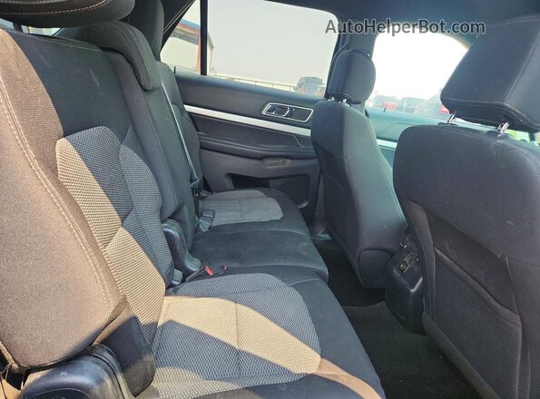 1FM5K8D86GGA78942 2016 FORD EXPLORER Blue Вид задніх сидінь