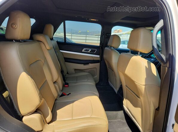 1FM5K8D86GGC33912 2016 FORD EXPLORER Белый Вид задних сидений