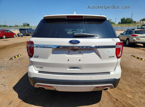1FM5K8D86GGC33912 2016 FORD EXPLORER Белый Вид сзади