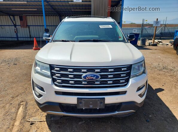 1FM5K8D86GGC33912 2016 FORD EXPLORER Белый Вид спереди