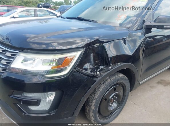 1FM5K8D86GGC56039 2016 FORD EXPLORER Black Widok z przodu